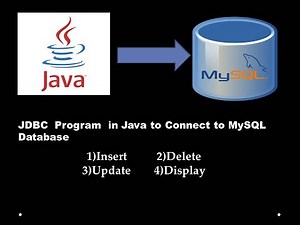 JDBC Program in Java Using MySQL Database | Insert ,Delete , Update ,Display |