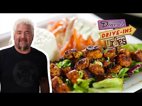 Guy Fieri Tries Some Spicy Hot Chicken | Diners, Drive-Ins and Dives | Food Network
