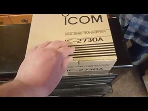 unboxing the icom ic-2730a