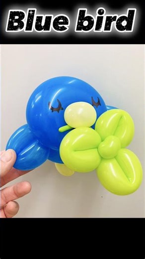 Blue bird 🩵💙 青い鳥 【バルーンアートかねさん】 #balloon #bird #blue