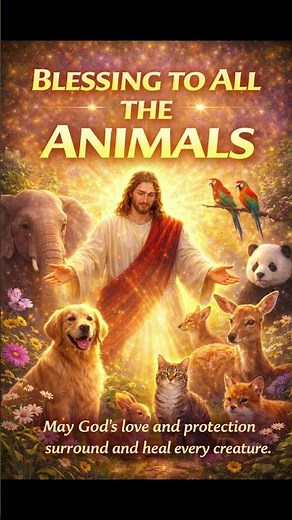 A Prayer of Love for Every Creature🙏God Bless All the Animals