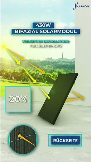 430W Bifaziale Solarmodule: Revolutionieren Sie Ihre Solarenergie-Effizienz!‪@SolarHook‬