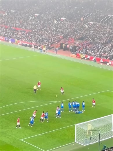 ‏bruno freekick goal. #bruno #freekick #goal #today #manchesterunited