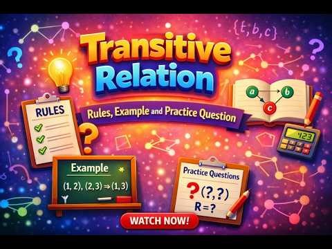 👉 "Transitive Relation 😱 Easy Trick | 5 Practice Questions Must Try!"