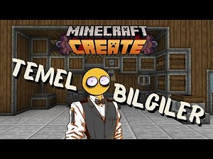 Minecraft Create Modu Türkçe Öğretici Basit Başlangıç