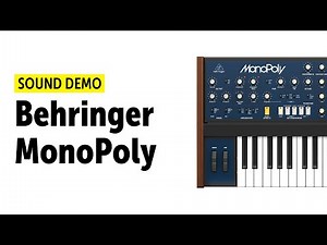 Behringer MonoPoly Sound Demo (no talking)