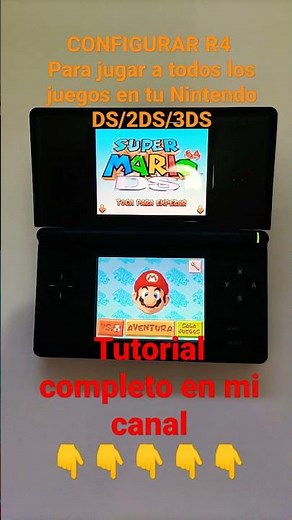 📣CONFIGURAR TARJETA R4 para jugar en tu 3DS 2DS NDS #shorts