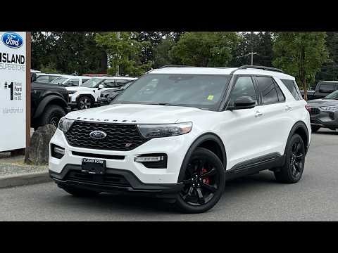 2022 Ford Explorer ST + Drive Modes, Twin Panel Moonroof, Remote Start Review | Island Ford PF5179