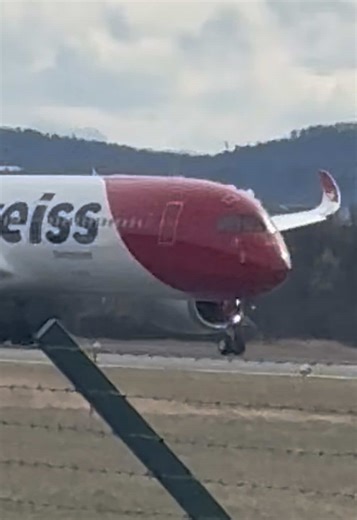 Edelweiss A350 Take Off from Zurich Airport