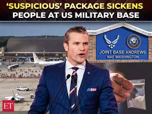 ‘Suspicious’ package with white powder sparks panic at US military base; multiple people fall sick