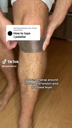 How to Tape Your Patella Tendon with Athletic Tape