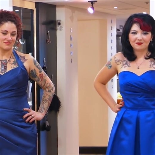 This bridesmaid or bridesman is a DRAG QUEEN but will he fit any of the dresses! 🤔 #SayYesToTheDressBridesmaids | Curvy Brides' Boutique - TLC