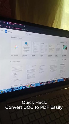 Google Docs Tutorial: Converting DOCS to PDF Easily