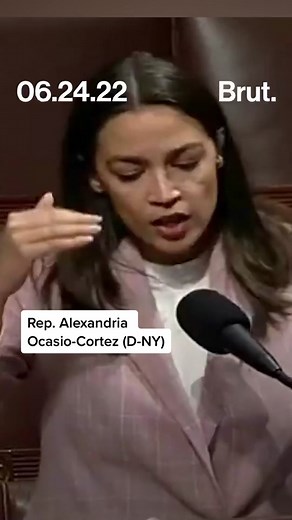 After SCOTUS's decision to overturn Roe v. Wade, #AOC had this message for her colleagues from across the aisle … #roevwade #roeoverturned #abortion #news