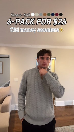 Stay warm and look sharp with this quarter-zip cable knit sweater, designed for comfort, texture, and effortless style. 🧵 Classic Cable Knit Texture — Rich woven pattern adds depth and a premium look. 🧥 Quarter-Zip Stand Collar — Zip up for warmth or open for a relaxed, breathable style. 🌡️ Midweight Warmth — Perfect for fall and winter, ideal for layering or wearing solo. 💪 Durable & Soft Fabric — Comfortable on the skin and built for long-lasting wear. 🎯 Versatile Everyday Style — Great f