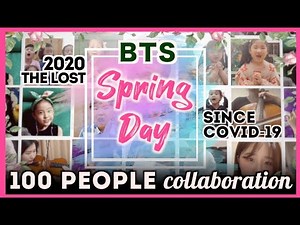 100 students & citizens who lost their Spring sing BTS Spring Day cover with ARMY