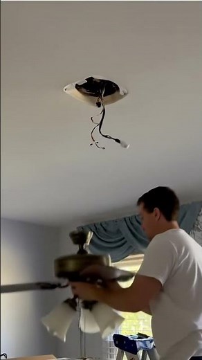 Replacing a ceiling fan #2