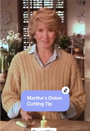 How to Cut Onions Without Crying – Martha’s Onion Cutting Tip