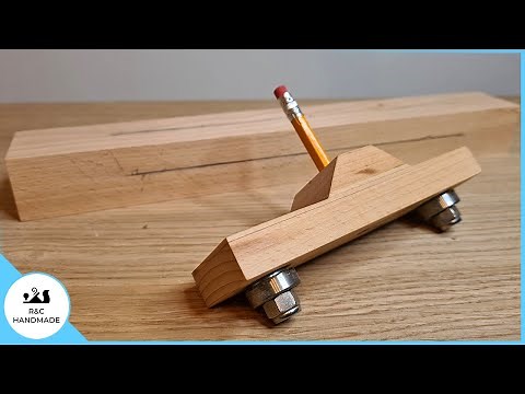 DIY Center Marking Tool - Make an Easy Center Marking Jig