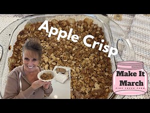 Apple Crisp With Home Canned Apple pie Filling #makeitmarch