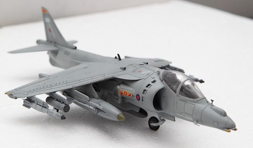 Airfix Harrier GR9 1:72 Model Kit Build Review and Photos