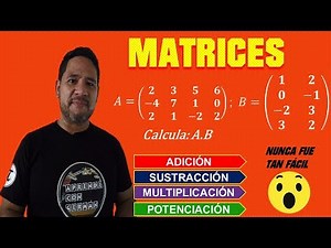 OPERACIONES CON MATRICES ejercicios