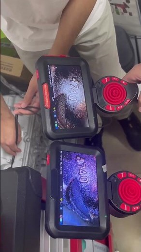 Comparing Screen Color & Clarity: Two 4-Way Articulating Borescopes for Car Engine Inspection