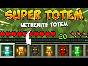 Minecraft But There are CUSTOM TOTEMS...