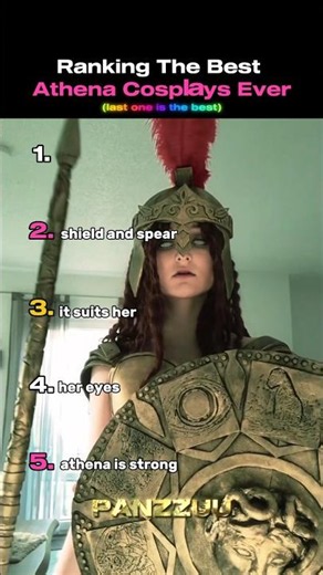 Ranking The Best Athena Cosplays Ever (new) #shortsviral