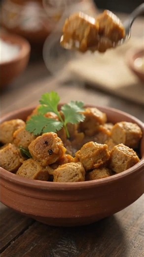 Soya chunks recipe crispy Soya tikki #recipe #food #shorts