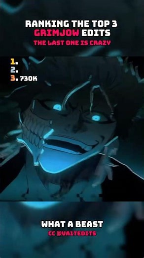 Best Grimmjow Edits #anime #animeedit #bleach #shorts