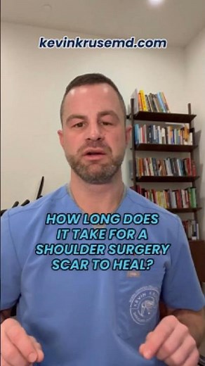 How Long Does It Take For A Shoulder Surgery Scar To Heal #shouldersurgery #shouldersurgeon