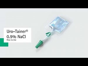 Uro-Tainer® 0.9 % NaCl for catheter maintenance - How to Use
