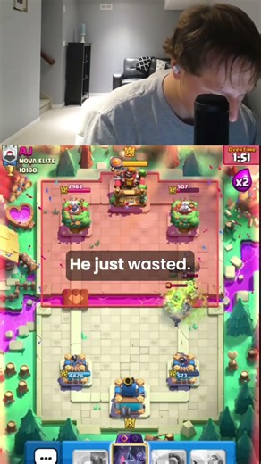 Clash Royale Made me Bonesmash #clashroyale #live #shorts