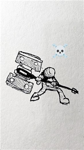 Speed drawing StickMan #shorts #anime #drawing #stickman #fyp