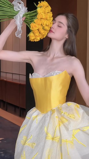 Vibrant Dresses Showcase: Elegant Gowns Unveiled