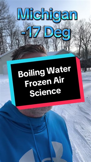 Science Experiments in Cold Michigan Weather