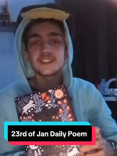 Daily poem for the 23rd January #readingwithrhys #relaxing #poem #fyp #chill