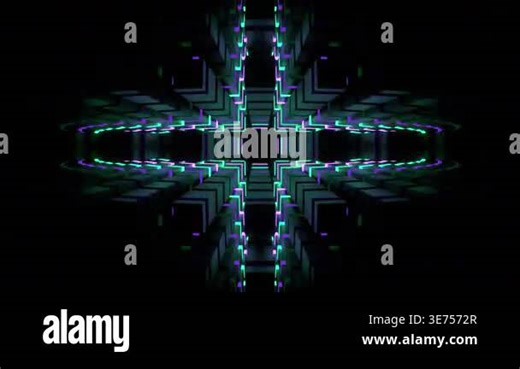 Exciting VJ loop on an abstract background with smooth flowing images. Ideal for creating a dynamic atmosphere, enhancing live performances or adding vivid color to your visual projects Stock Video Footage - Alamy