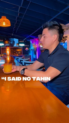 Mi Amor Cantina on Instagram: "No tahin No Problem #tahin #bartender"