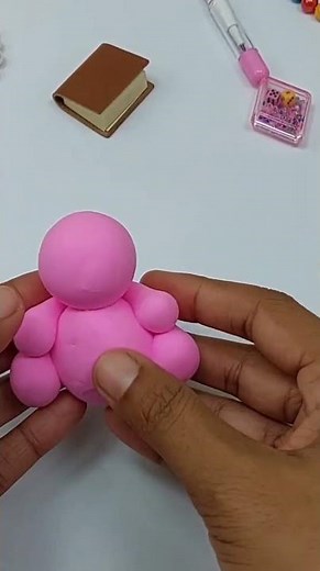 How to Make a Cute Clay Teddy Bear | Polymer Clay Tutorial in 60 seconds