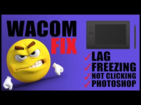 WACOM FIX | Tablet & Pen Lag, Freezing, Pressure - SOLVED