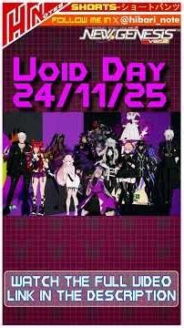 【PSO2NGS】SHORTS//Void Day 24/11/25 #pso2 #pso2ngs #pso2global #ngs #sega