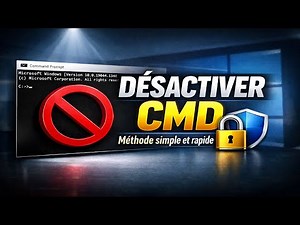 🔒 Désactiver l’invite de commande CMD sur Windows 10/11 – Astuce rapide !