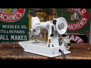 Using the Bobbin Winder on Singer 221k Featherweight Sewing Machine