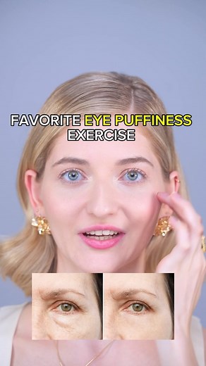 493K views · 7.4K reactions | My favorite exercise for eye puffiness...