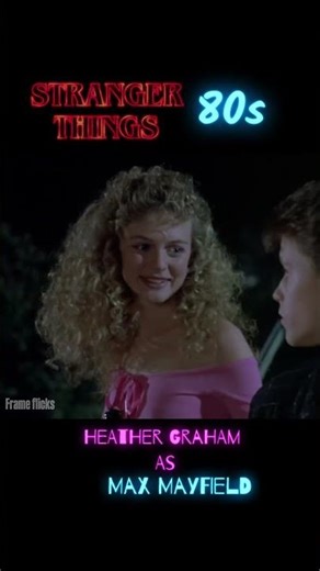 Stranger Things in the 80s | Heather Graham as Max Mayfield | Upside Down | Retro Edit