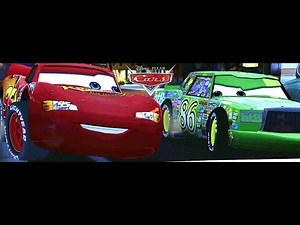 Lightning McQueen vs Chick Hicks Radiator Springs Grand Prix English Game Movie Cars Disney Pixar