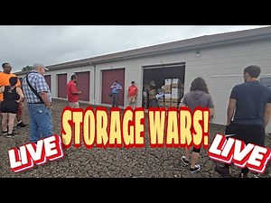 LIVE Storage Wars Auction With 14 ÀBANDONED STORAGE UNITS Close to Home!