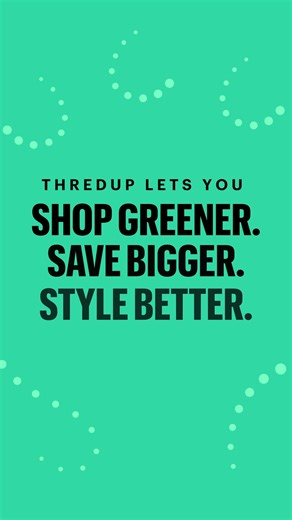 Look good while doing good. Extend the life of fashion and reduce waste with ThredUp. Shop 4M styles the sustainable way. | ThredUp
